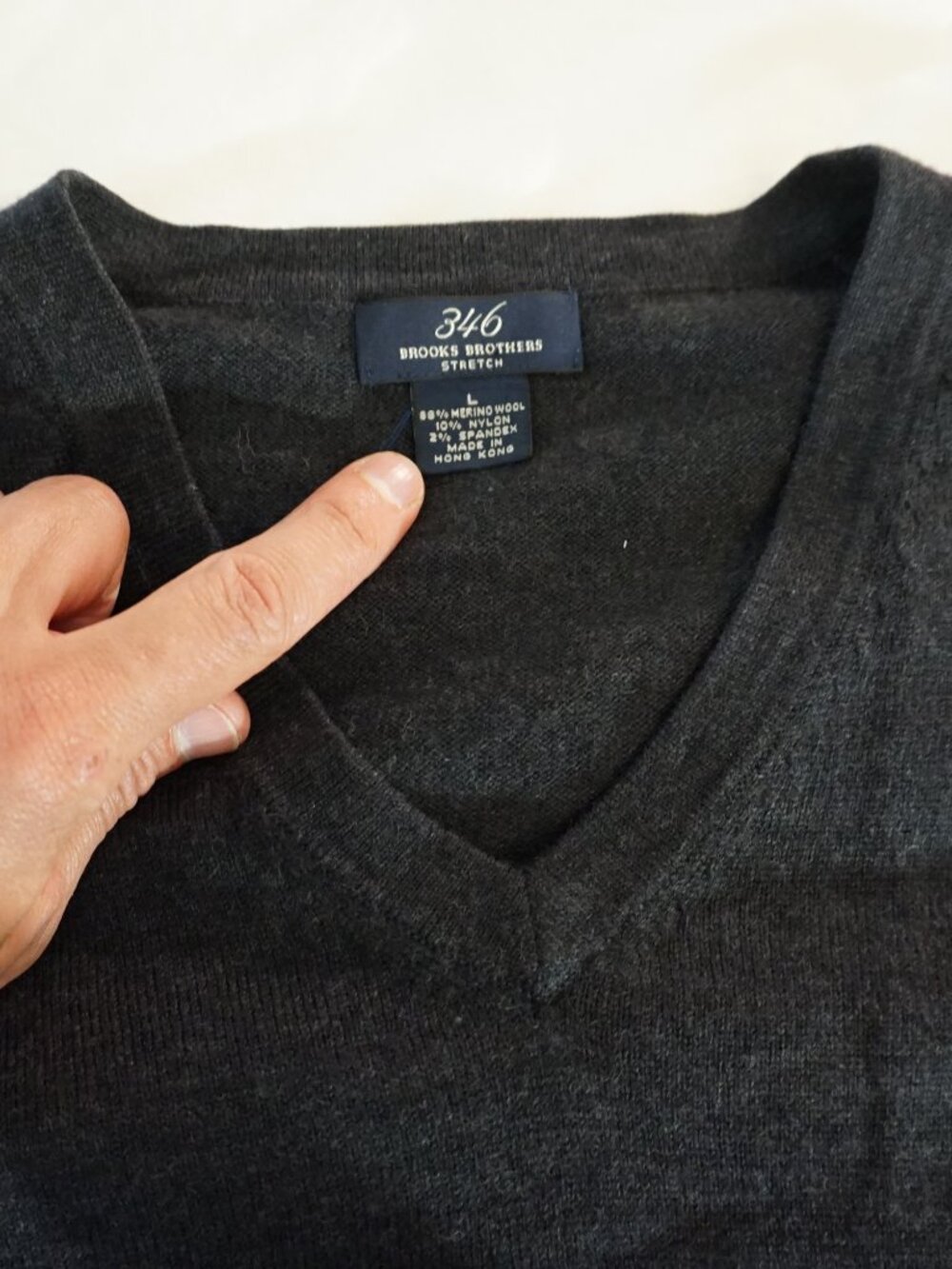 Brook Brothers V Neck Sweater